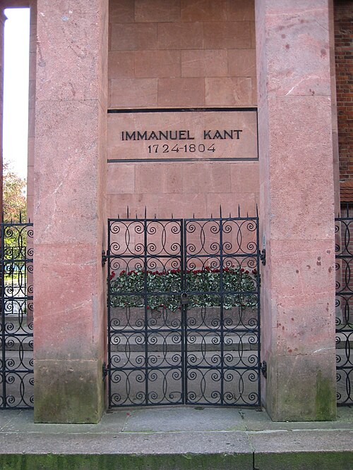 The tomb of Immanuel Kant, Kaliningrad (formerly Königsberg)