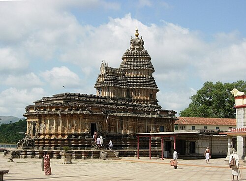 The Vidyashankara Temple at Sringeri Sharada Peetham, one of the four mathas Shankaracharya founded